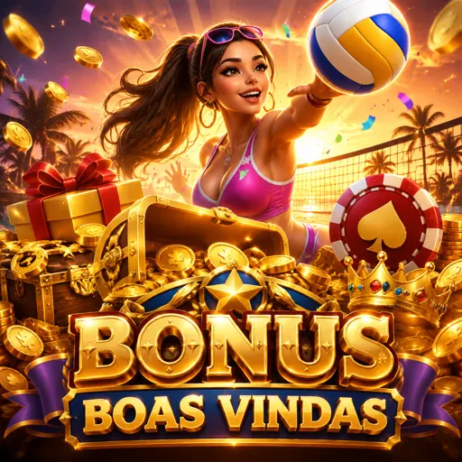 Oferta de boas-vindas com fichas e moedas de cassino