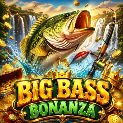 Big Bass Bonanza com peixe e isca