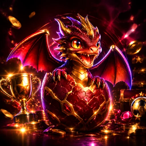 Dragon Hatch com dragão e ovos