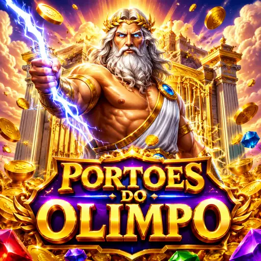 Gates of Olympus com Zeus lançando raios